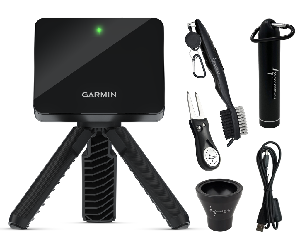 Garmin Approach R10 Portable Golf Launcher Monitor with Wearable4U 