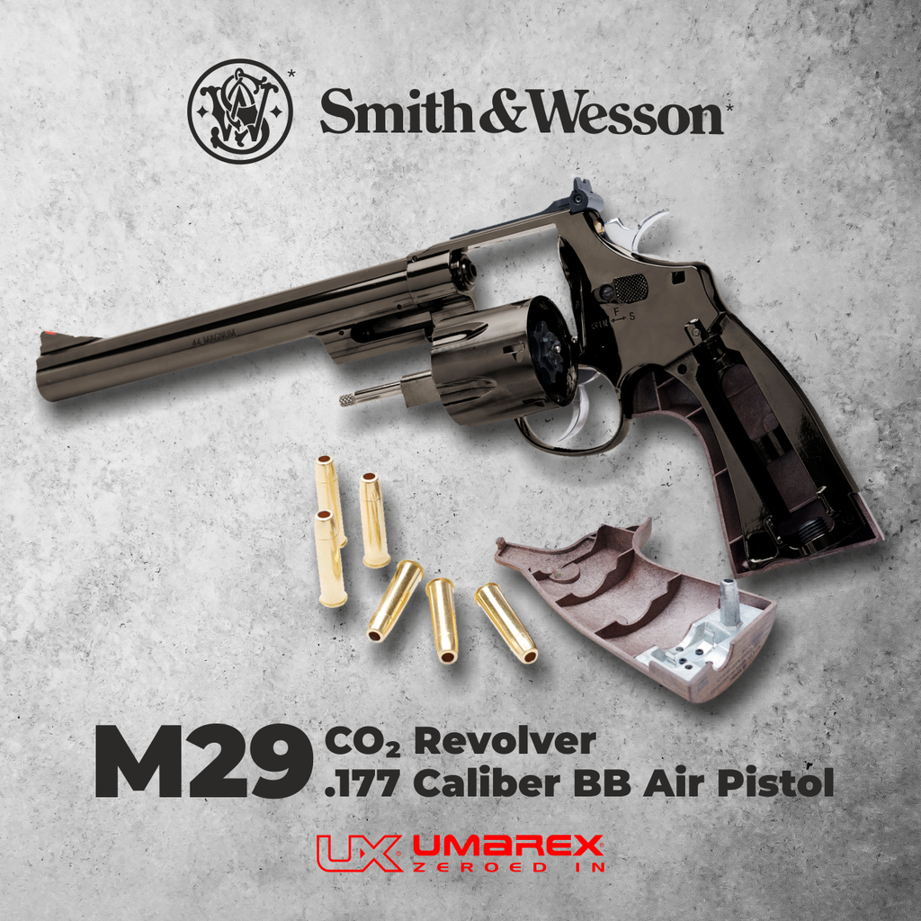 Umarex Smith & Wesson M29 CO2 BB Revolver .177 Caliber BB Air Pistol w –  Sports and Gadgets