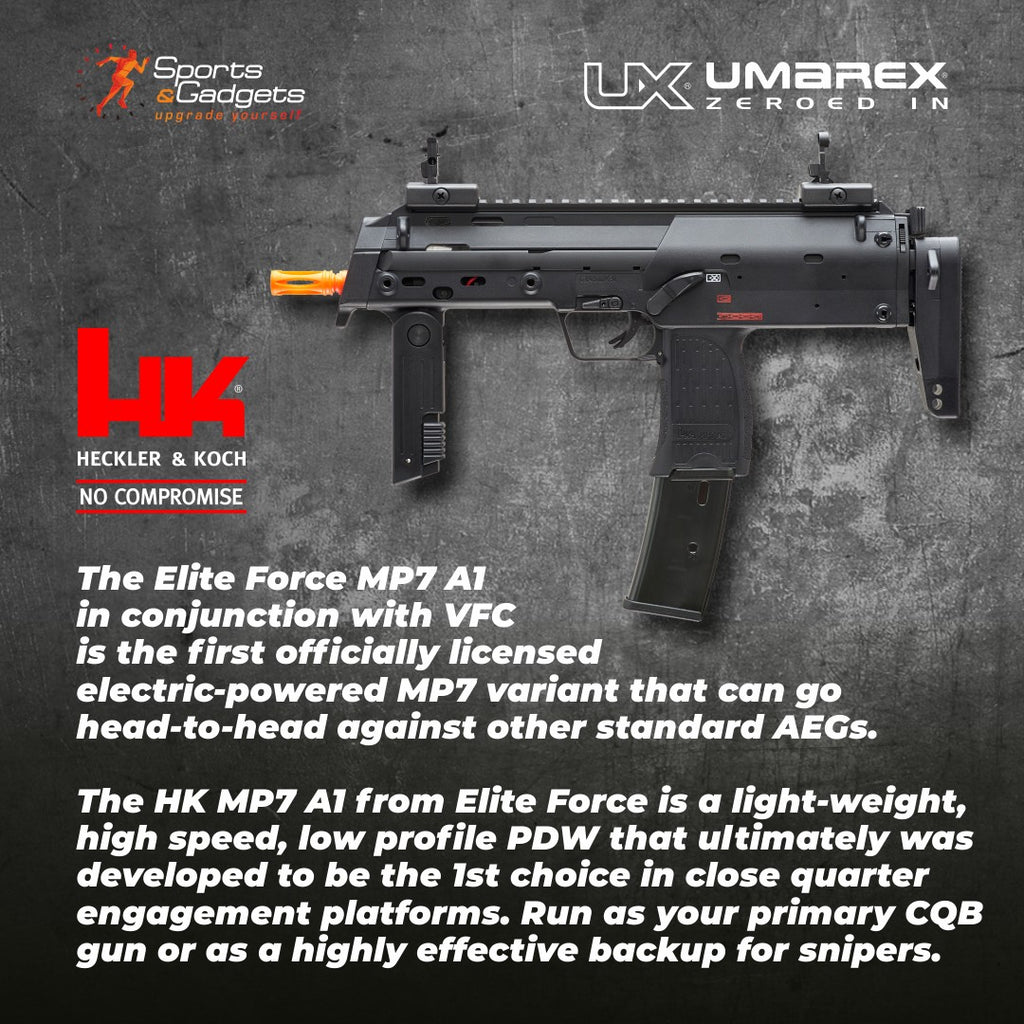 Umarex Heckler & Koch MP7 A1 AEG Electric Automatic 6mm BB Airsoft