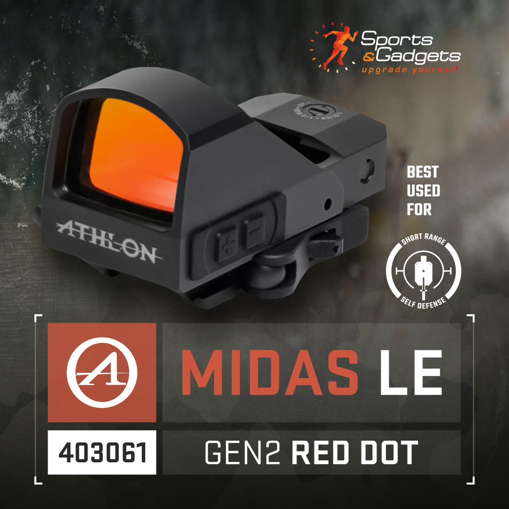 Athlon Midas LE Red Dot Sight: Precision, Durability, and Speed for Every Situation