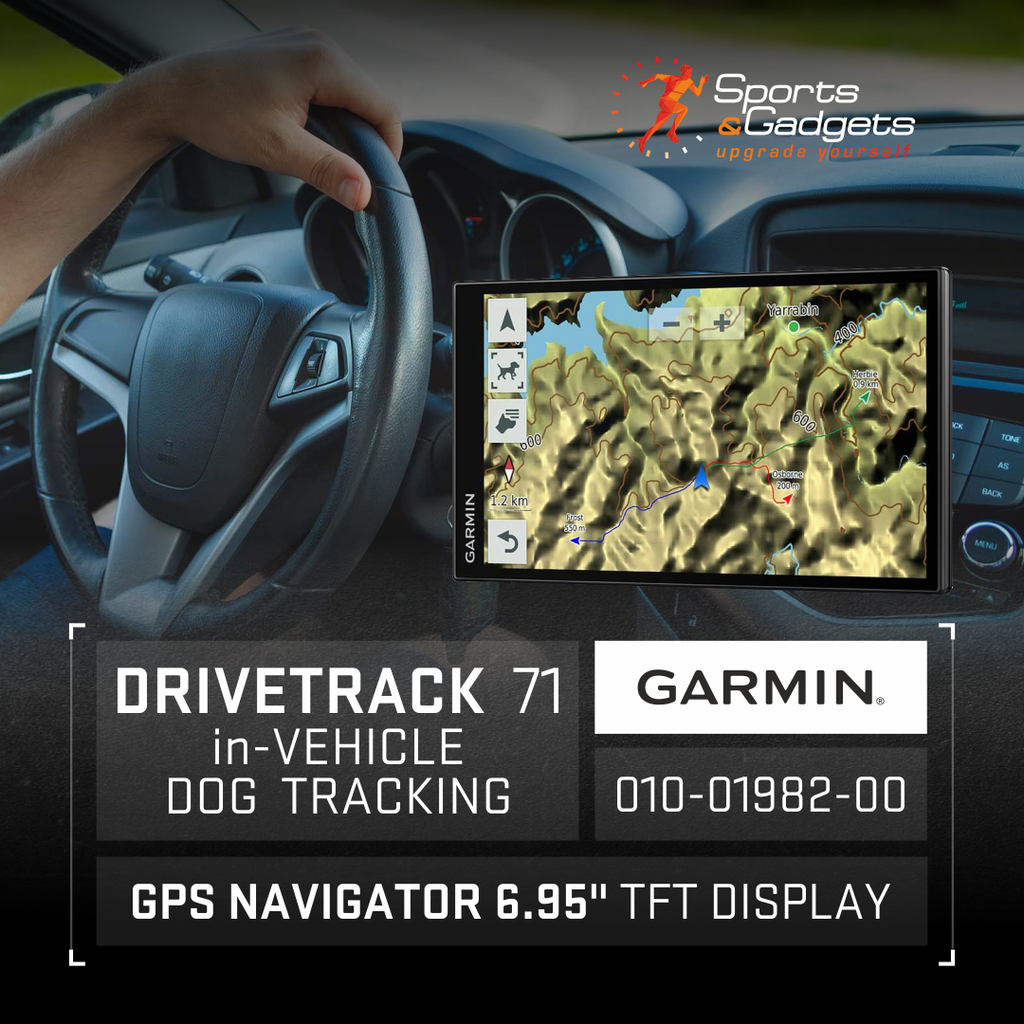 Track and Navigate with Confidence: Garmin DriveTrack 71 In-Vehicle Dog Tracker and GPS Navigator