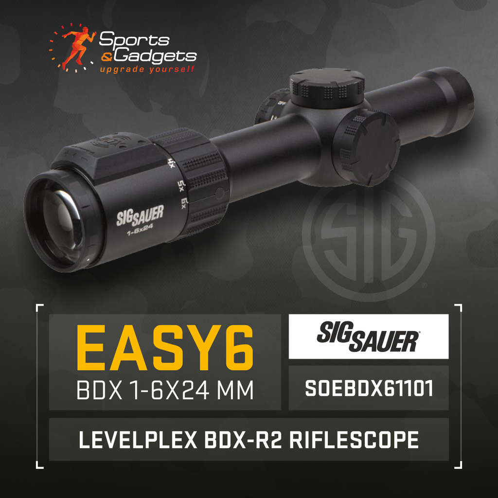 Unleashing Precision with the Sig Sauer EASY6-BDX 1-6x24mm Riflescope