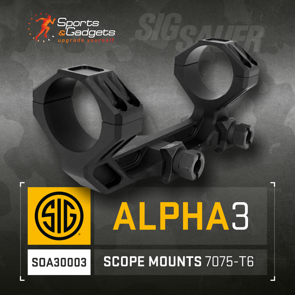 Unmatched Precision and Durability: Introducing the Sig Sauer ALPHA3 Scope Mounts