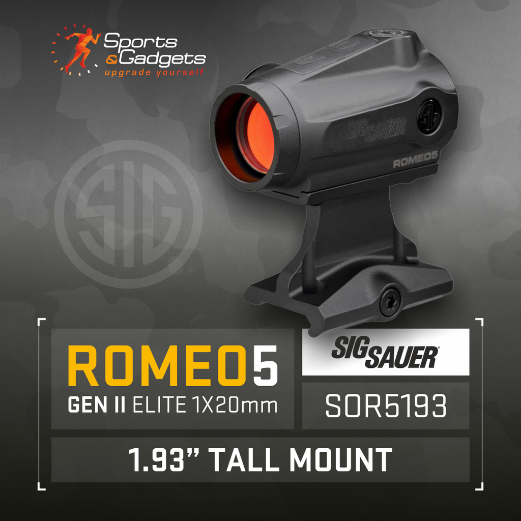 Sig Sauer ROMEO5 GEN II ELITE 1X20mm 1.93