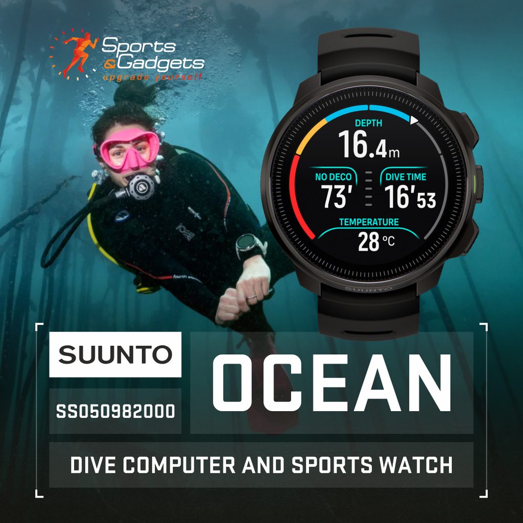 Explore the Depths and Beyond with the SUUNTO Ocean Dive Computer & GPS Sports Watch