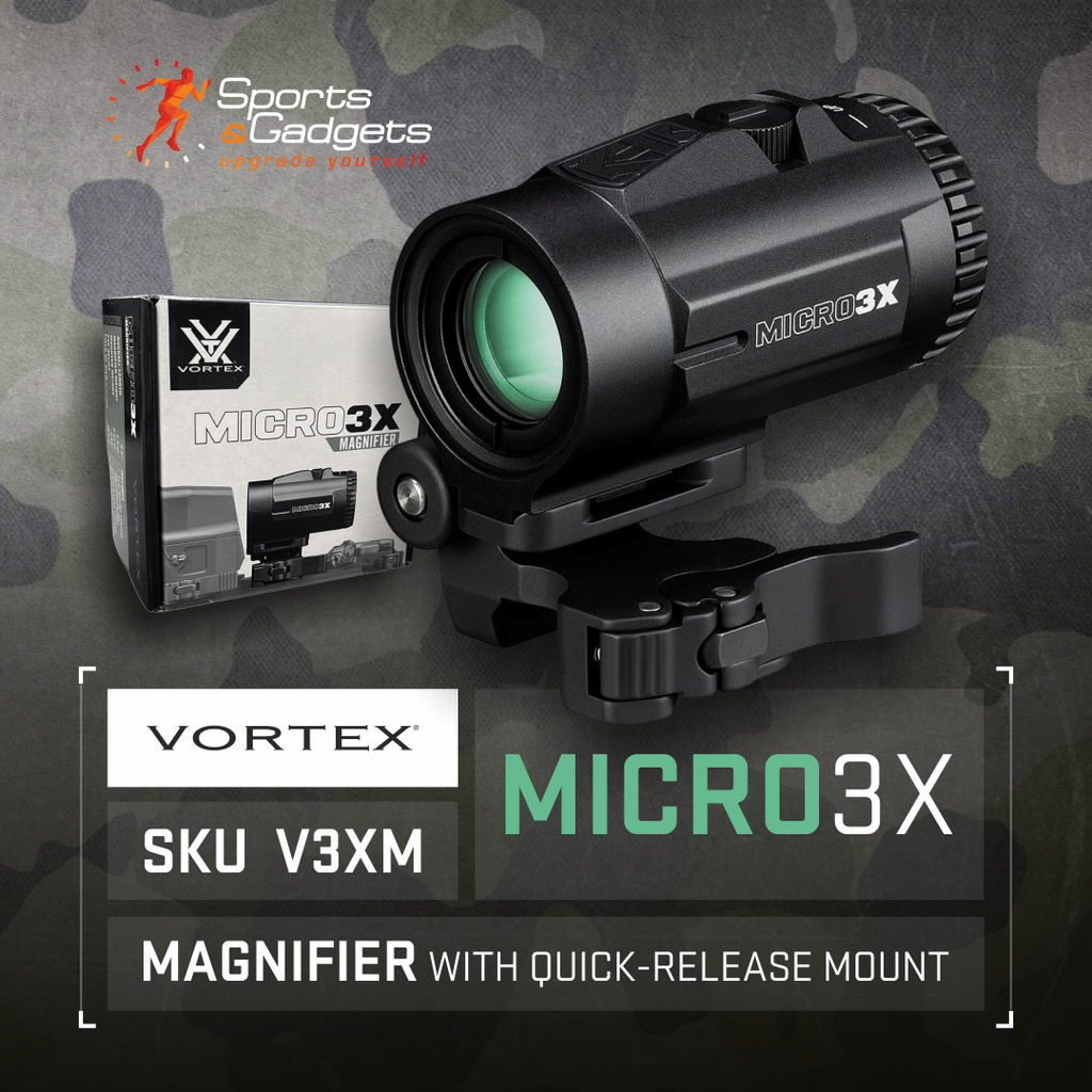 Boost Your Red Dot Sight: Vortex Optics Micro 3X Magnifier with Quick-Release Mount