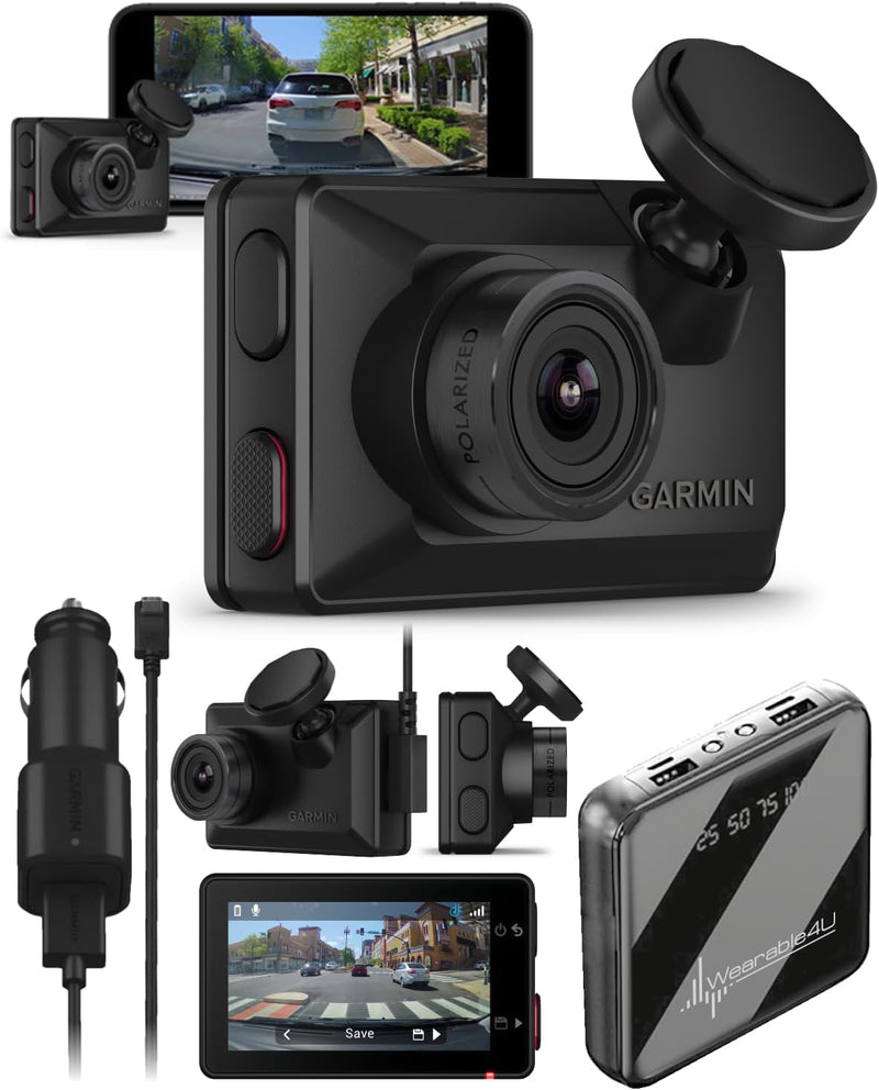 Garmin 4K Touchscreen Dash Cam X310 with a 140-degree Field of View and built-in Clarity Polarizer (010-02860-00)