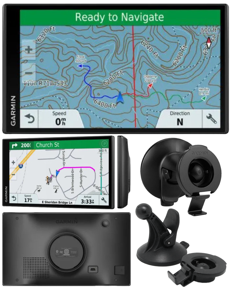 Garmin Drivetrack 71 in-Vehicle Dog Tracking and GPS Navigator 6.95" TFT Display (010-01982-00)