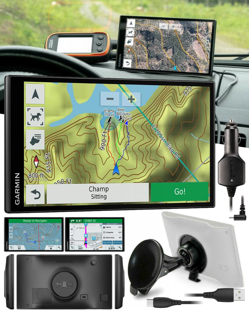 Garmin Drivetrack 71 in-Vehicle Dog Tracking and GPS Navigator 6.95" TFT Display (010-01982-00)