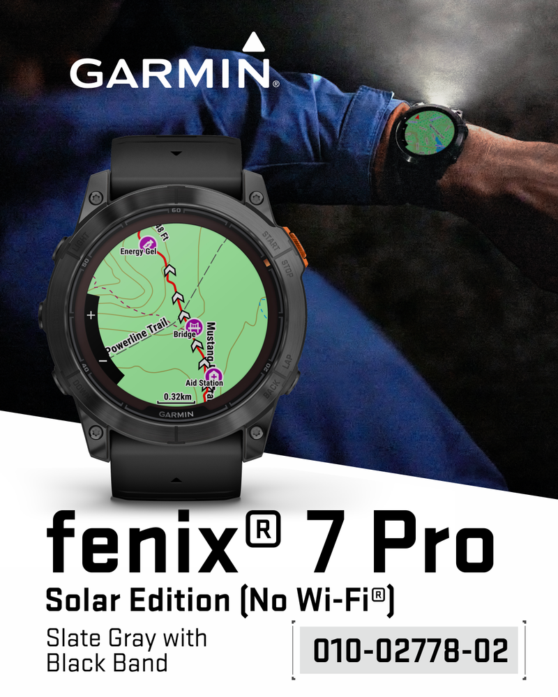 Garmin Fenix 7 Pro Solar Series Multisport GPS 42/47/51 mm Smartwatch | Wearable4U Bundle