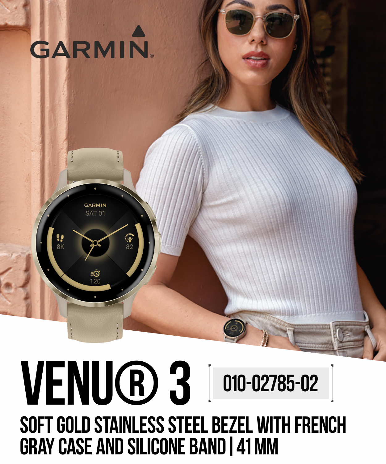 Garmin Venu 3s GPS Smartwatch