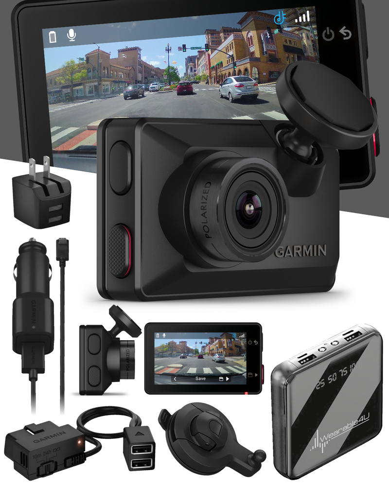 Garmin 4K Touchscreen Dash Cam X310 with a 140-degree Field of View and built-in Clarity Polarizer (010-02860-00)