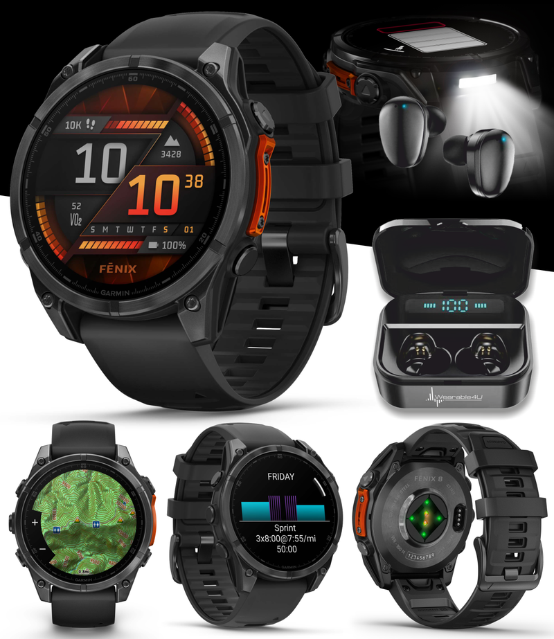 Garmin fenix 8, Multisport GPS Smartwatch, Wearable4U