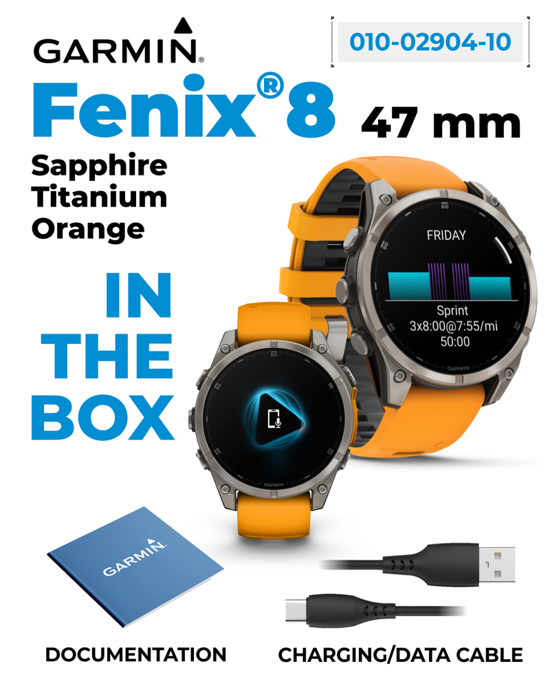 Garmin fenix 8, Multisport GPS Smartwatch, Wearable4U