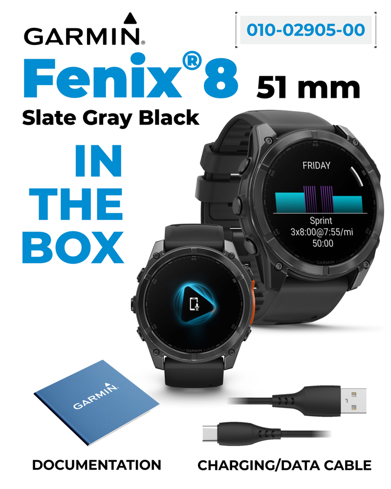 Garmin fenix 8, Multisport GPS Smartwatch, Wearable4U