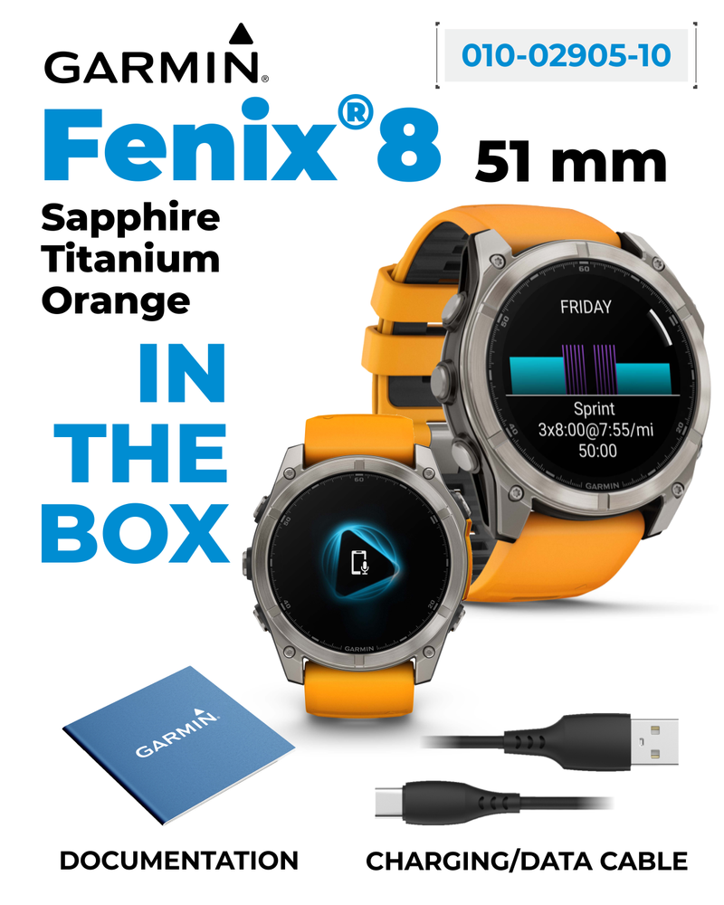 Garmin fenix 8, Multisport GPS Smartwatch, Wearable4U