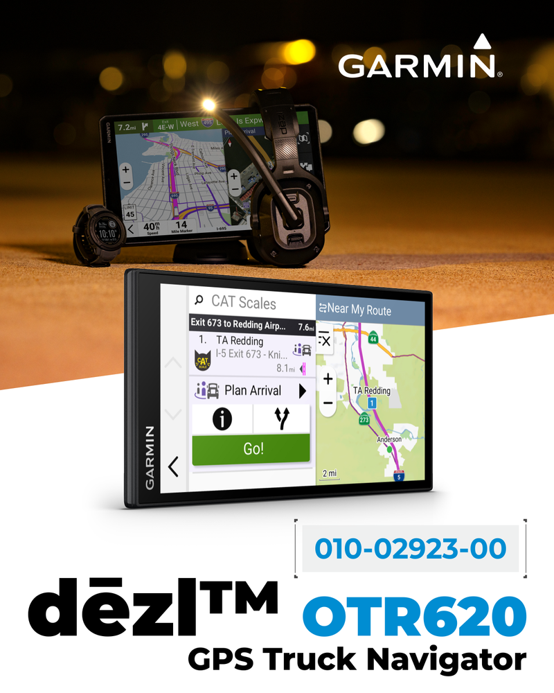 Garmin dezl OTR Easy-to-Read GPS Truck Navigator, Wearable4U