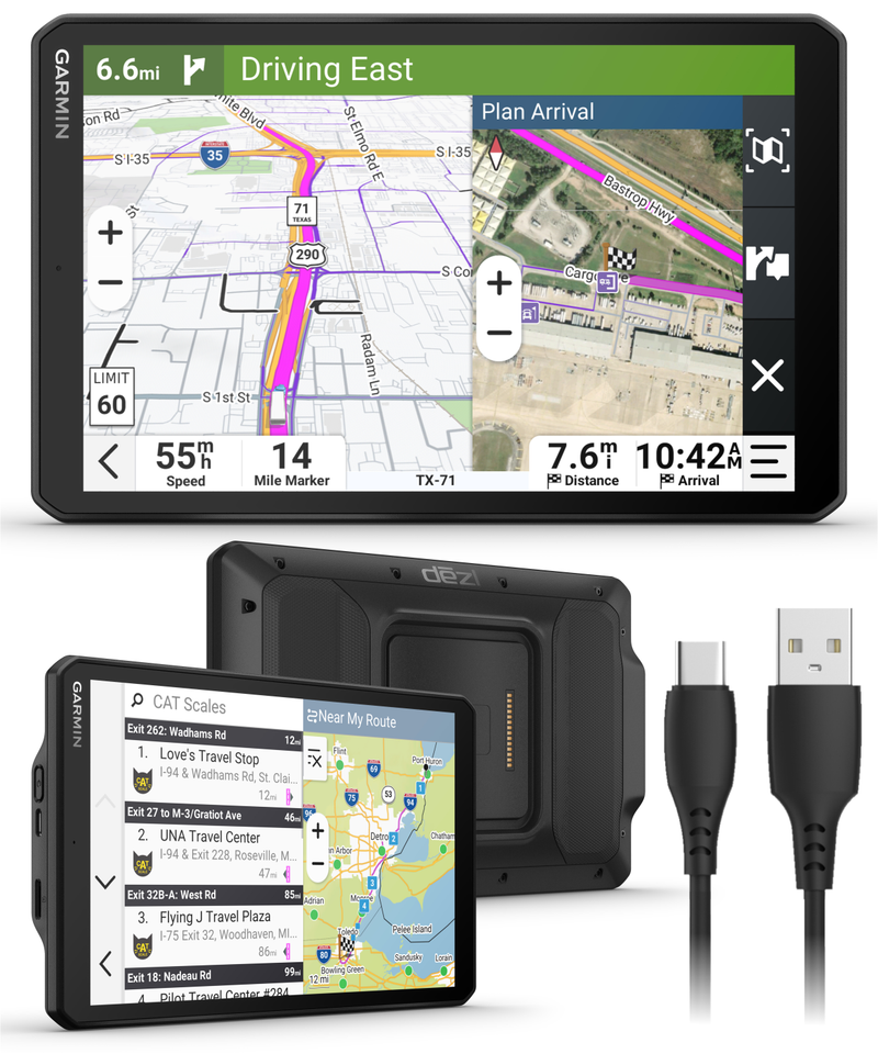 Garmin dezl OTR Easy-to-Read GPS Truck Navigator, Wearable4U