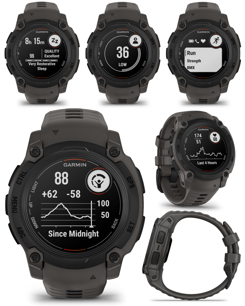 Garmin Instinct E Smartwatch, 40 mm, MIP Display, GPS, Cardio, SpO2, +70 Sports Apps, Training Readiness, Activity Tracker 24/7, Notifications, Connect IQ, 14 Day Time