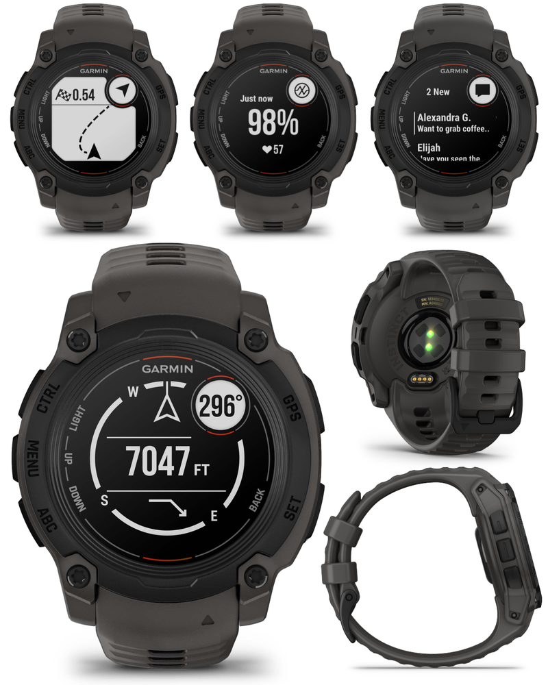 Garmin Instinct E Smartwatch, 40 mm, MIP Display, GPS, Cardio, SpO2, +70 Sports Apps, Training Readiness, Activity Tracker 24/7, Notifications, Connect IQ, 14 Day Time