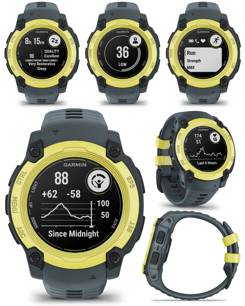 Garmin Instinct E Smartwatch, 40 mm, MIP Display, GPS, Cardio, SpO2, +70 Sports Apps, Training Readiness, Activity Tracker 24/7, Notifications, Connect IQ, 14 Day Time