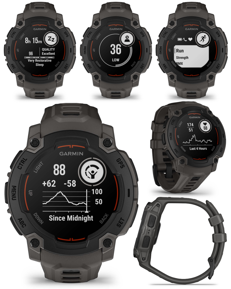 Garmin Instinct E Smartwatch, 40 mm, MIP Display, GPS, Cardio, SpO2, +70 Sports Apps, Training Readiness, Activity Tracker 24/7, Notifications, Connect IQ, 14 Day Time