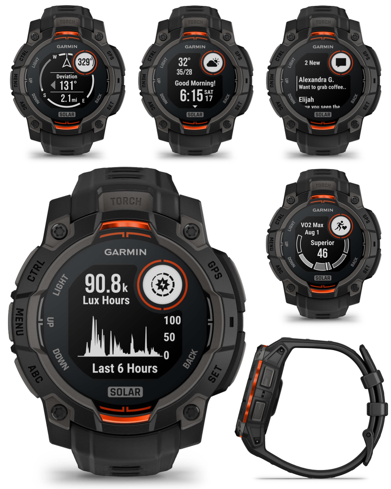 Garmin Instinct 3 Rugged Outdoor GPS Smartwatch, Wearable4U