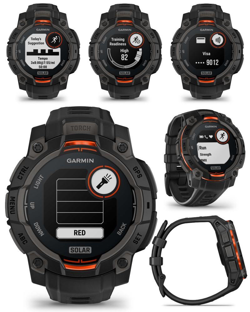 Garmin Instinct 3 Rugged Outdoor GPS Smartwatch, Wearable4U