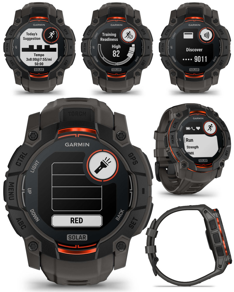 Garmin Instinct 3 Rugged Outdoor GPS Smartwatch, Wearable4U