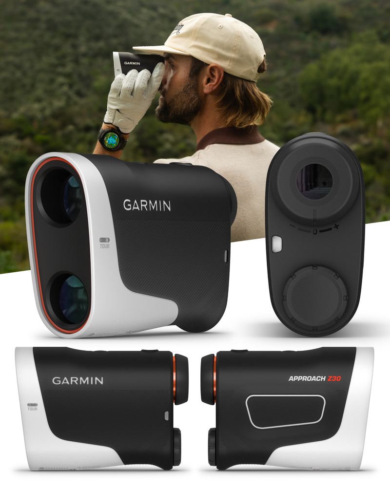 Garmin Approach Z30 Golf Laser Range Finder (400 yards, 6X magnification) with Wearable4U Power Bank and CR2 Battery Bundle…