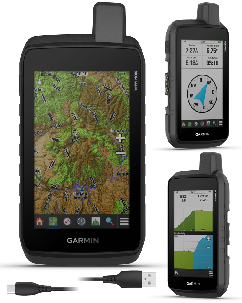 Garmin Montana 710/760 Series: Rugged 5” Handheld GPS Navigators with Topo Maps, Multi-GNSS Support, Optional inReach Satellite Communication, and Built-in Camera (760i)