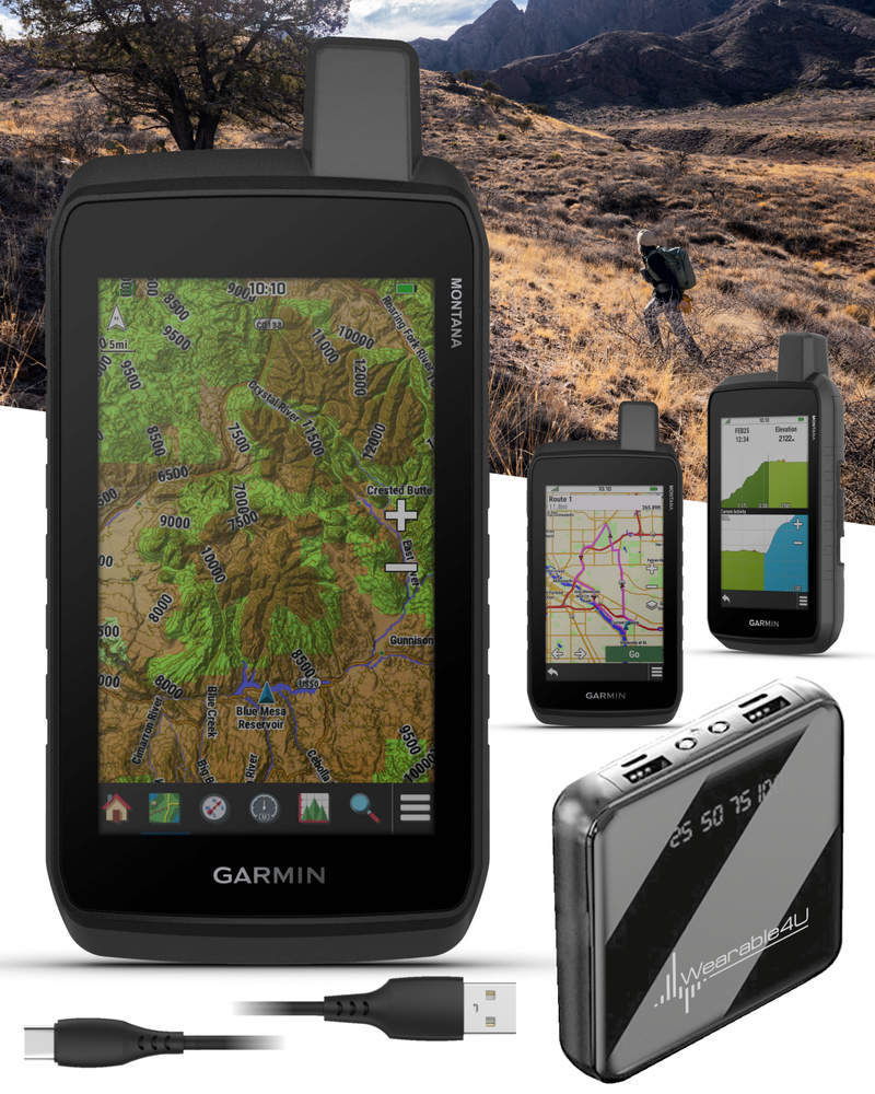 Garmin Montana 710/760 Series: Rugged 5” Handheld GPS Navigators with Topo Maps, Multi-GNSS Support, Optional inReach Satellite Communication, and Built-in Camera (760i)