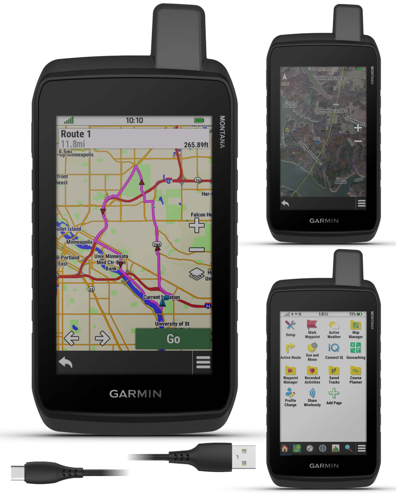 Garmin Montana 710/760 Series: Rugged 5” Handheld GPS Navigators with Topo Maps, Multi-GNSS Support, Optional inReach Satellite Communication, and Built-in Camera (760i)