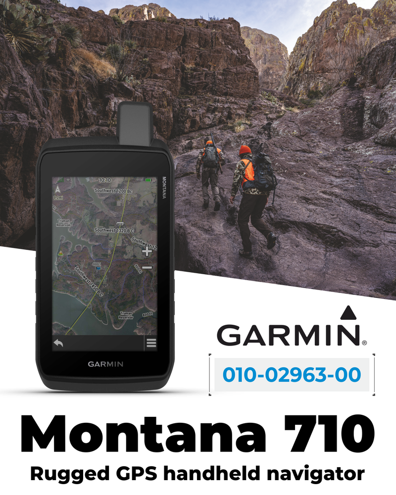 Garmin Montana 710/760 Series: Rugged 5” Handheld GPS Navigators with Topo Maps, Multi-GNSS Support, Optional inReach Satellite Communication, and Built-in Camera (760i)