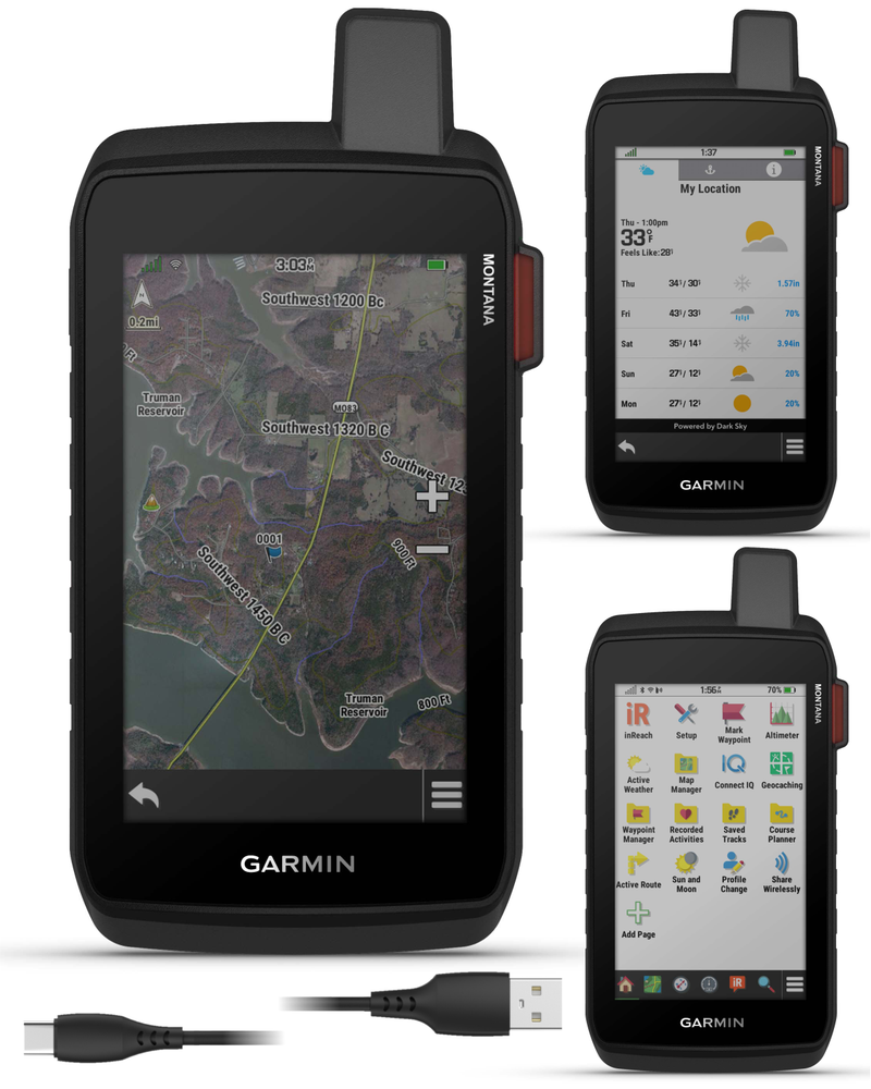 Garmin Montana 710/760 Series: Rugged 5” Handheld GPS Navigators with Topo Maps, Multi-GNSS Support, Optional inReach Satellite Communication, and Built-in Camera (760i)