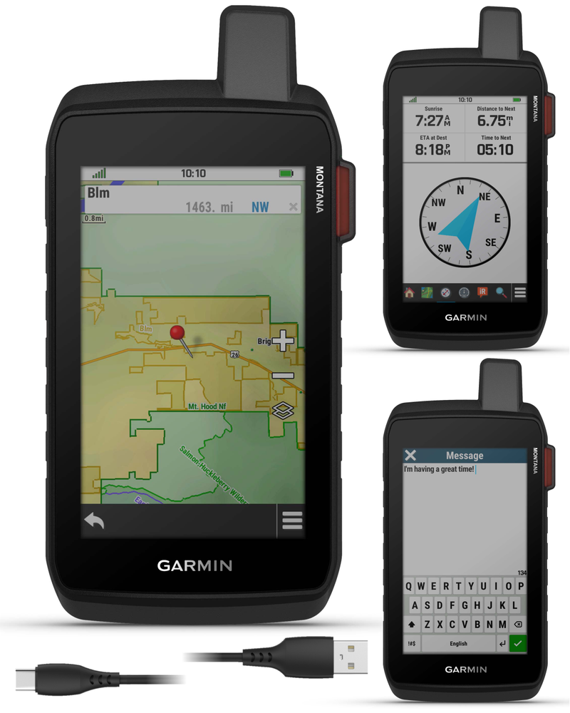 Garmin Montana 710/760 Series: Rugged 5” Handheld GPS Navigators with Topo Maps, Multi-GNSS Support, Optional inReach Satellite Communication, and Built-in Camera (760i)