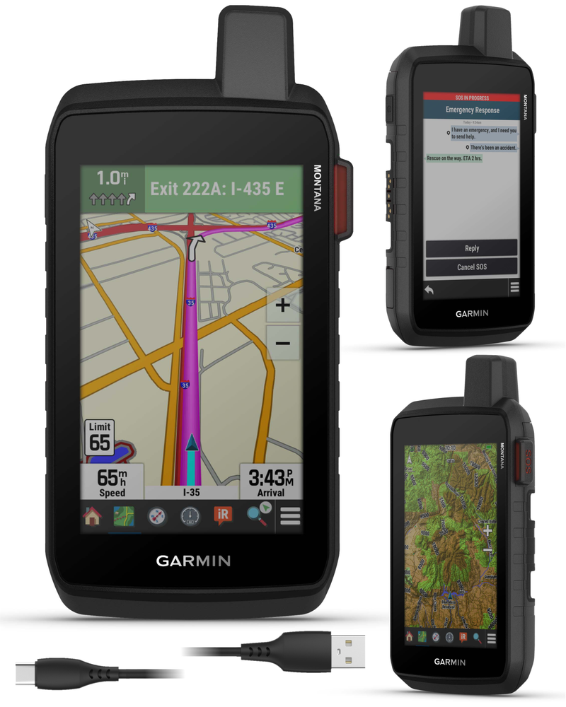 Garmin Montana 710/760 Series: Rugged 5” Handheld GPS Navigators with Topo Maps, Multi-GNSS Support, Optional inReach Satellite Communication, and Built-in Camera (760i)