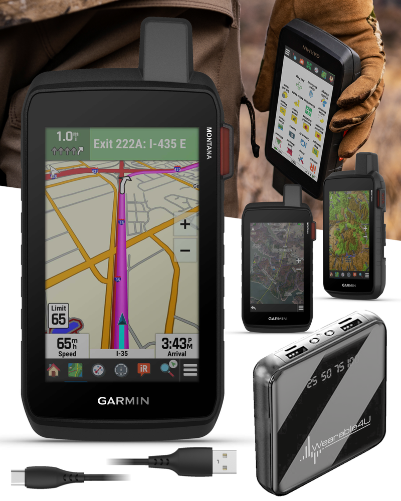 Garmin Montana 710/760 Series: Rugged 5” Handheld GPS Navigators with Topo Maps, Multi-GNSS Support, Optional inReach Satellite Communication, and Built-in Camera (760i)