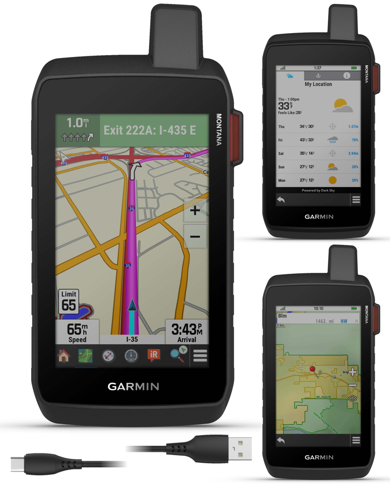 Garmin Montana 710/760 Series: Rugged 5” Handheld GPS Navigators with Topo Maps, Multi-GNSS Support, Optional inReach Satellite Communication, and Built-in Camera (760i)