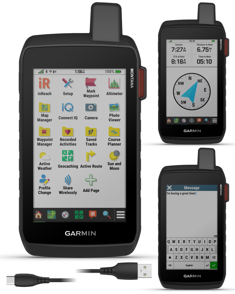 Garmin Montana 710/760 Series: Rugged 5” Handheld GPS Navigators with Topo Maps, Multi-GNSS Support, Optional inReach Satellite Communication, and Built-in Camera (760i)