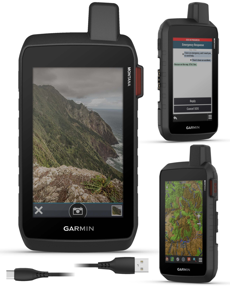 Garmin Montana 710/760 Series: Rugged 5” Handheld GPS Navigators with Topo Maps, Multi-GNSS Support, Optional inReach Satellite Communication, and Built-in Camera (760i)