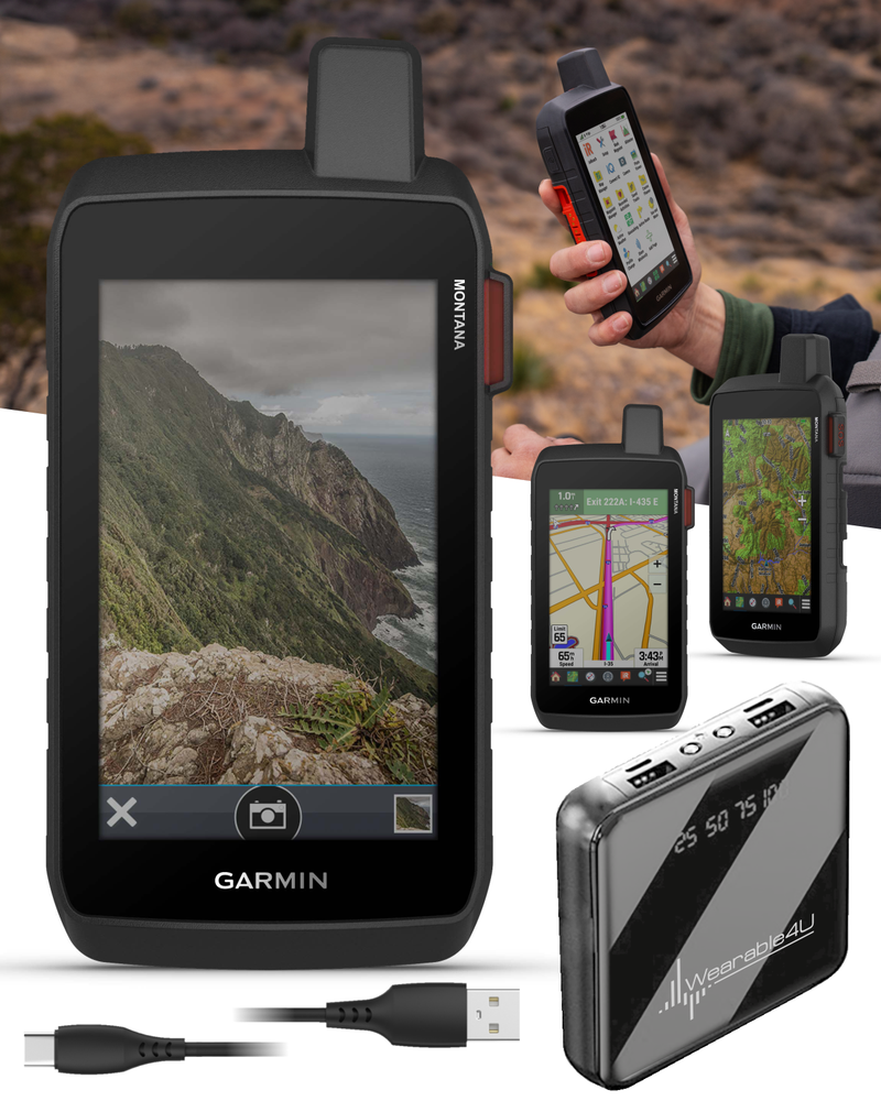 Garmin Montana 710/760 Series: Rugged 5” Handheld GPS Navigators with Topo Maps, Multi-GNSS Support, Optional inReach Satellite Communication, and Built-in Camera (760i)