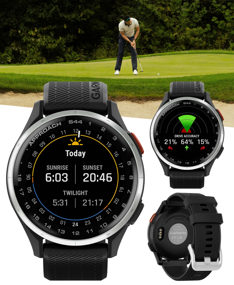 Garmin Approach S44 Golf GPS Smartwatch, Wearable4U