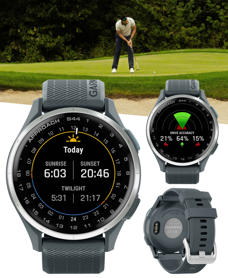 Garmin Approach S44 Golf GPS Smartwatch, Wearable4U