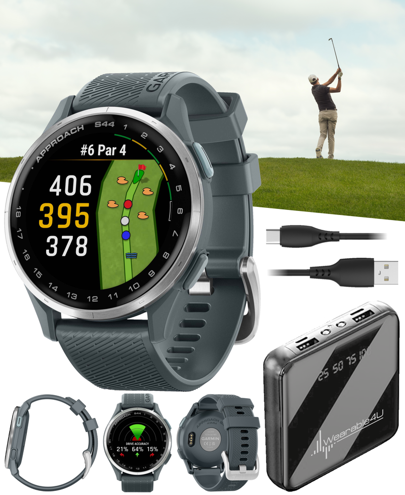 Garmin Approach S44 Golf GPS Smartwatch, Wearable4U