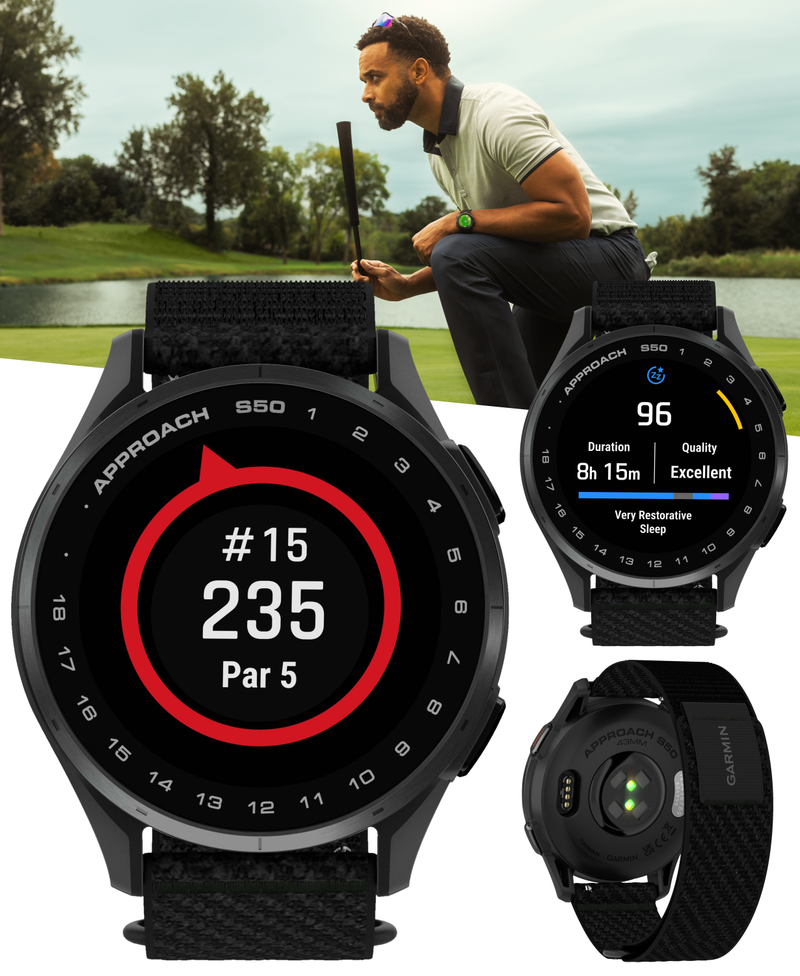 Garmin Approach S50 Golf GPS Smartwatch, Wearable4U