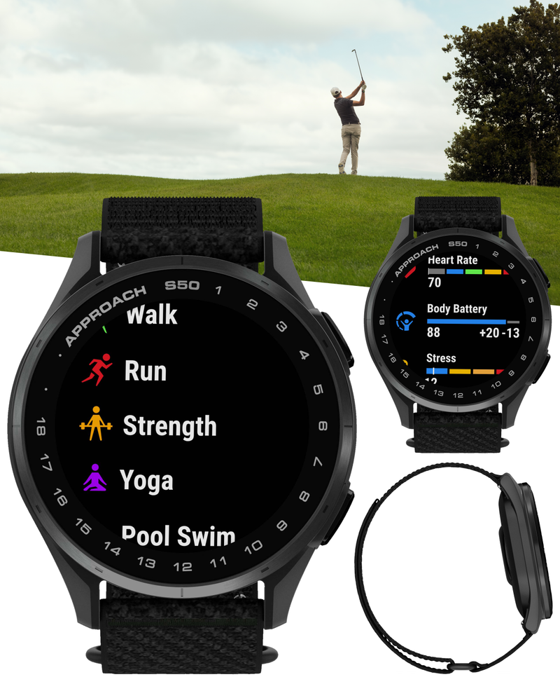 Garmin Approach S50 Golf GPS Smartwatch, Wearable4U