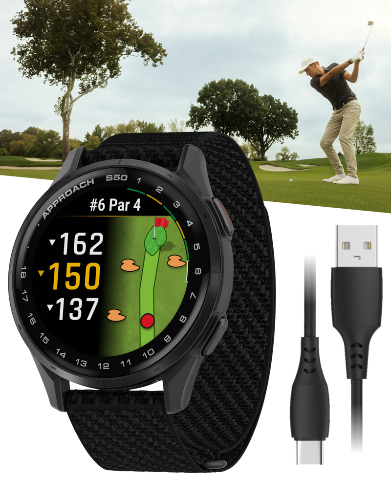 Garmin Approach S50 Golf GPS Smartwatch, Wearable4U