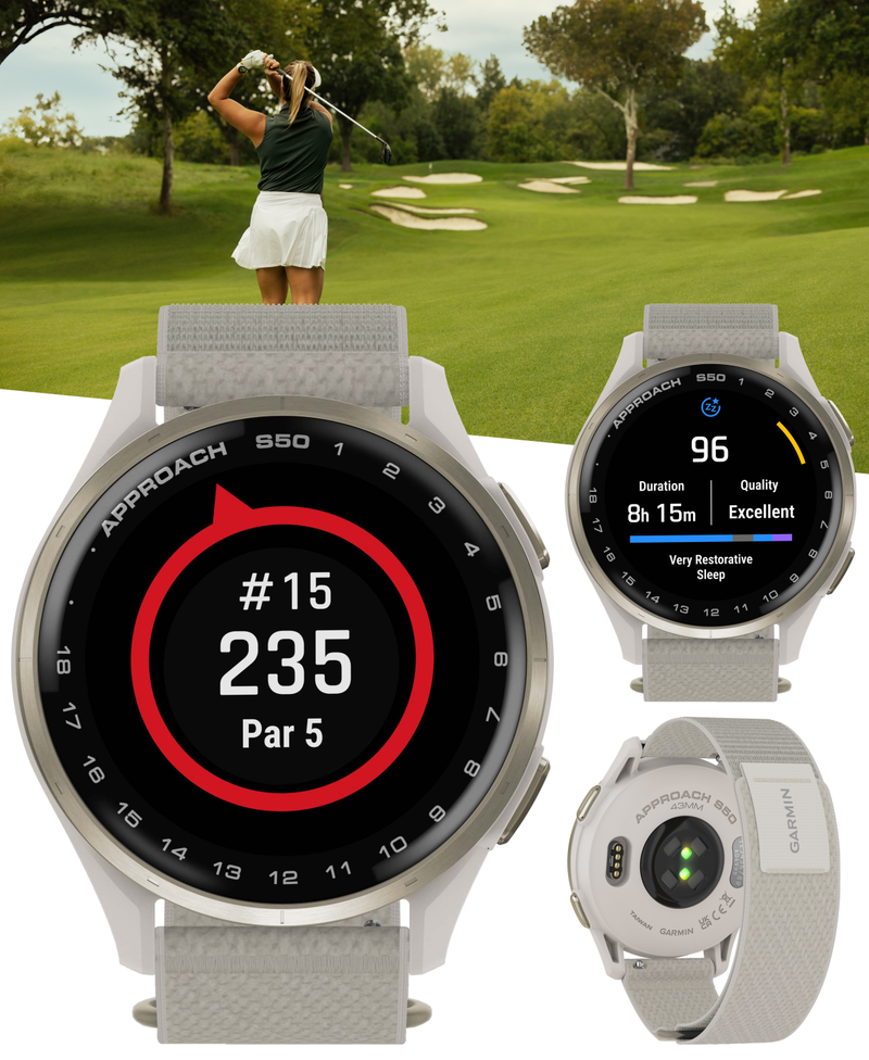 Garmin Approach S50 Golf GPS Smartwatch, Wearable4U