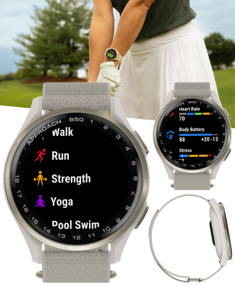 Garmin Approach S50 Golf GPS Smartwatch, Wearable4U